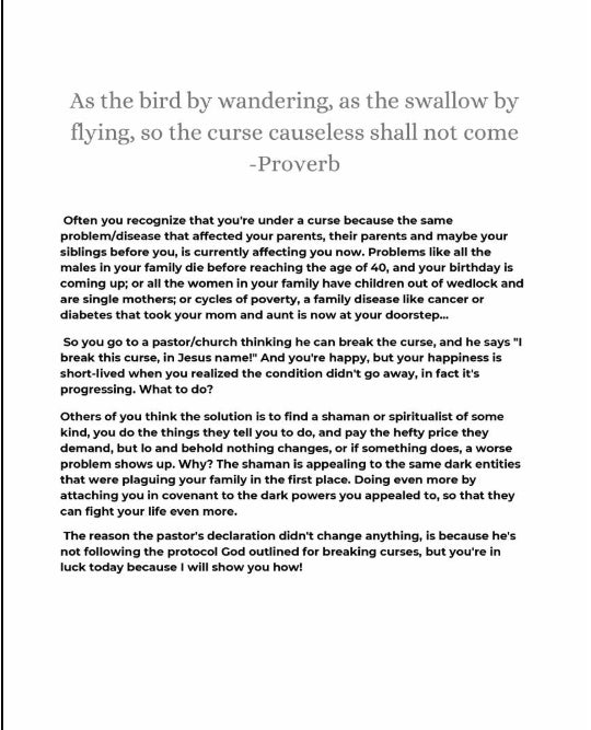 The Bloodline Cleansing Fast (Hardcover)